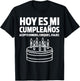 Hoy es Mi Cumpleaños Funny Birthday Gift Spanish Playera T-Shirt - T-Shirt | Black