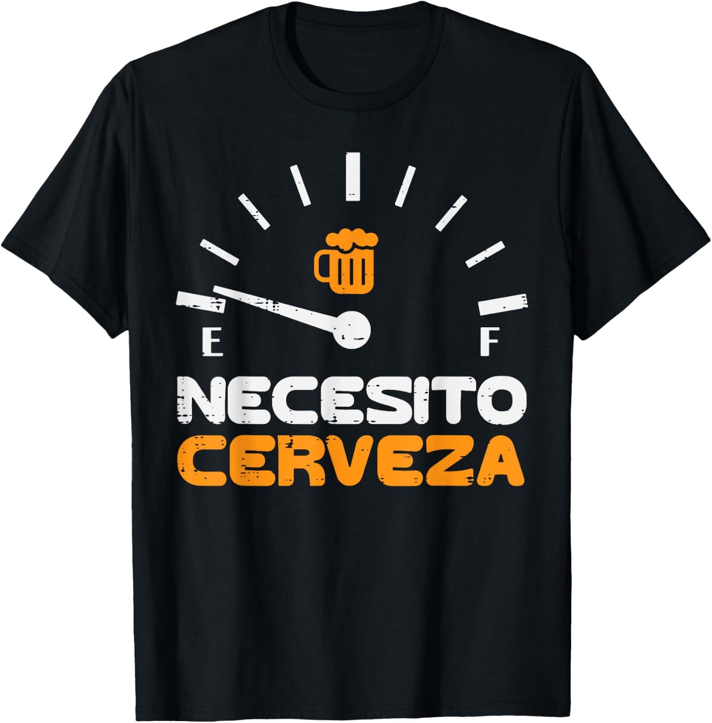 Necesito Cerveza Funny Mexican Spanish Cinco De Mayo Men T-Shirt - T-Shirt | Black
