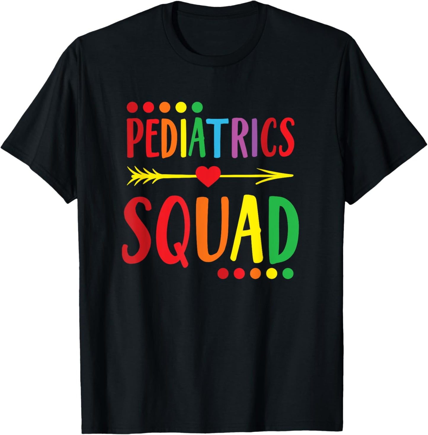 Pediatrics Squad Peds Registered Nurse T-Shirt - T-Shirt | Black