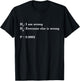 Statistics and Data Science - Alternative Hypothesis is True T-Shirt - T-Shirt | Black