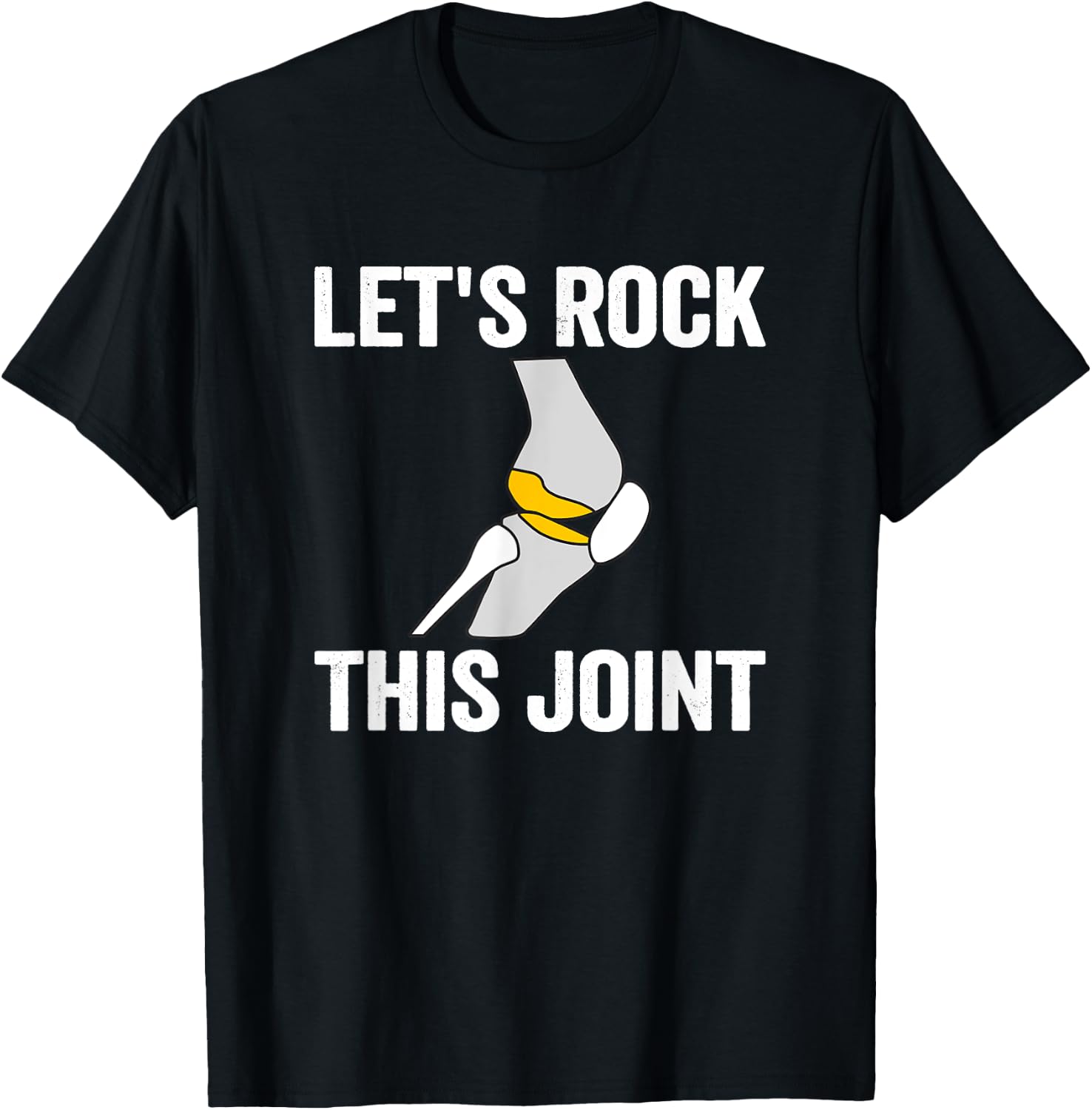 Orthopedic Nurse Knee Joint Replacement Recovery Therapist T-Shirt - T-Shirt | Black
