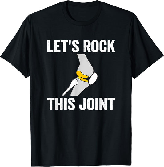 Orthopedic Nurse Knee Joint Replacement Recovery Therapist T-Shirt - T-Shirt | Black