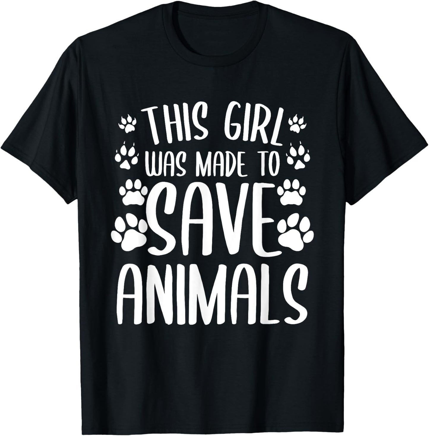Funny Veterinarian Design For Girls Women Vet Tech Assistant T-Shirt - T-Shirt | Black