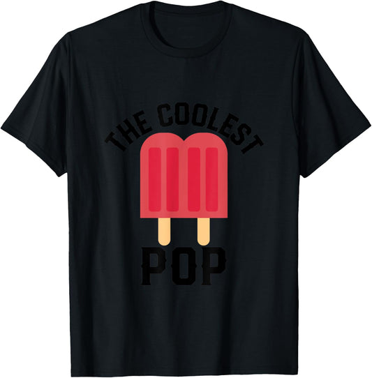 The Coolest pop Funny Ice popsicle T-Shirt - T-Shirt | Black