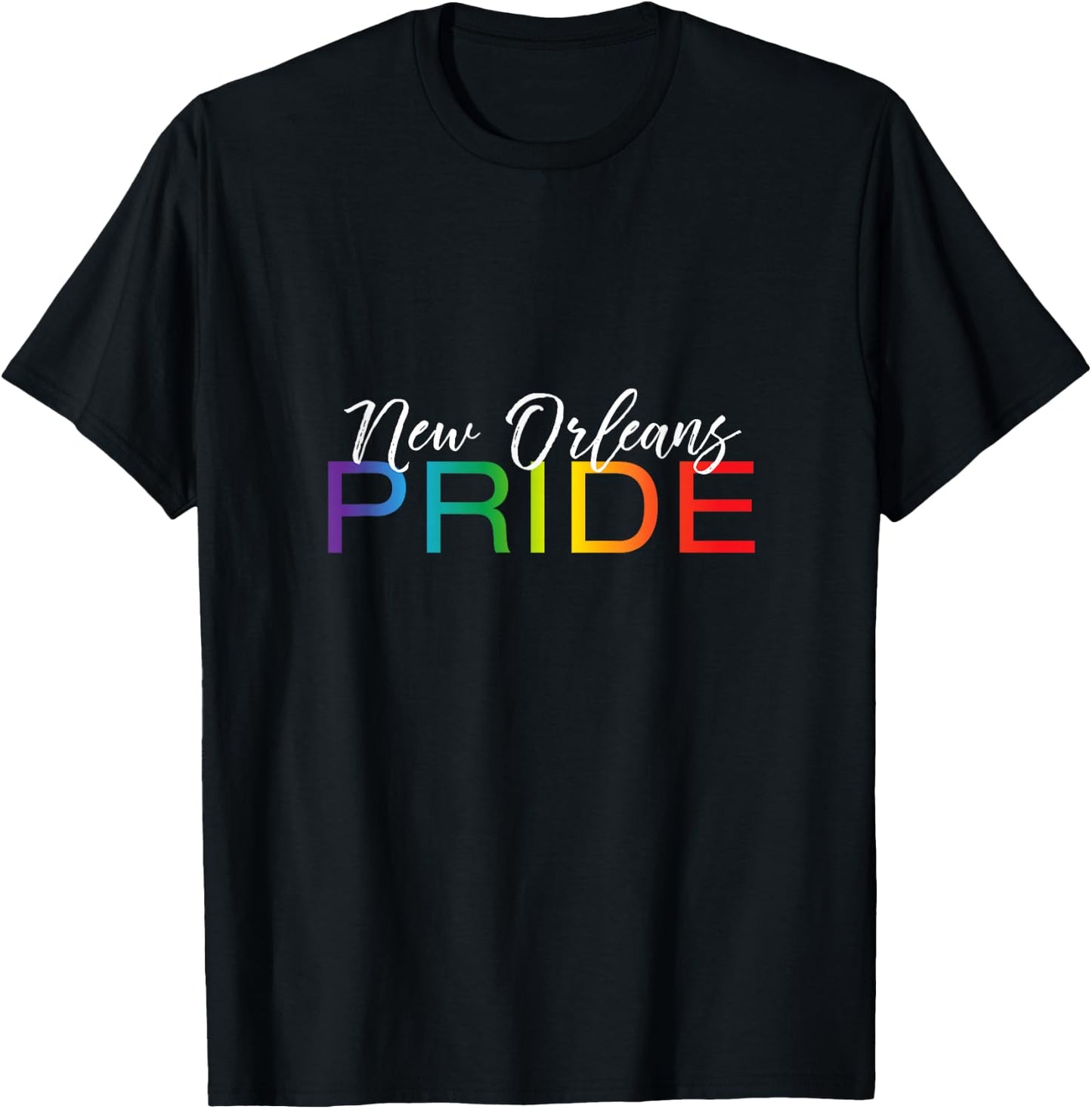 New Orleans Pride Shirt, Cute Gay Pride Monthly Gift T-Shirt - T-Shirt | Black
