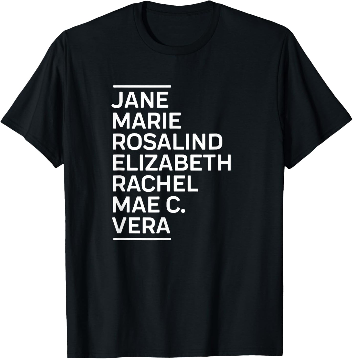 Famous Women in Science STEM for Girls Future Scientist T-Shirt - T-Shirt | Black