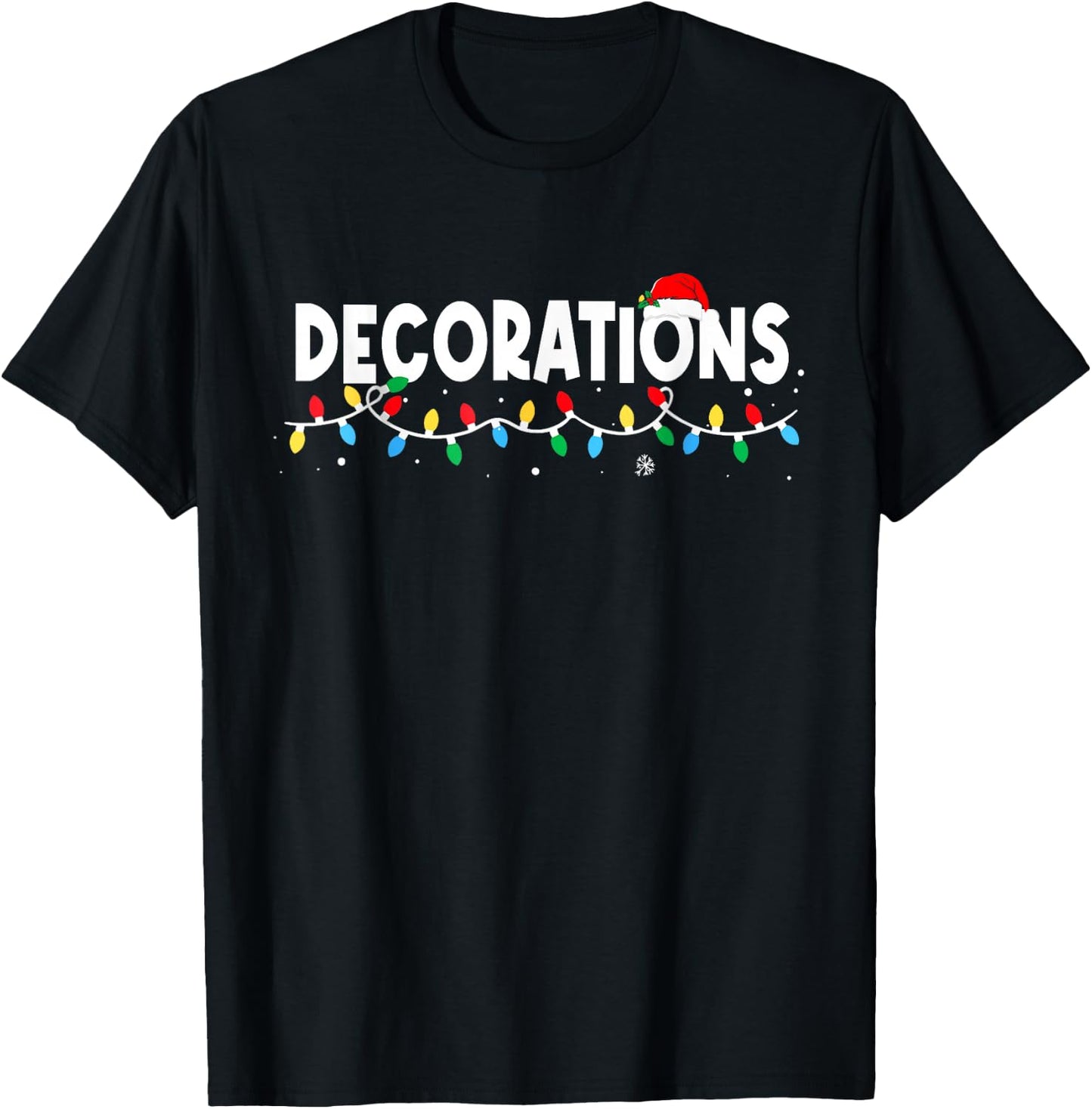 Funny I Put The D in Decorations Matching Couples Pajamas T-Shirt - T-Shirt | Black