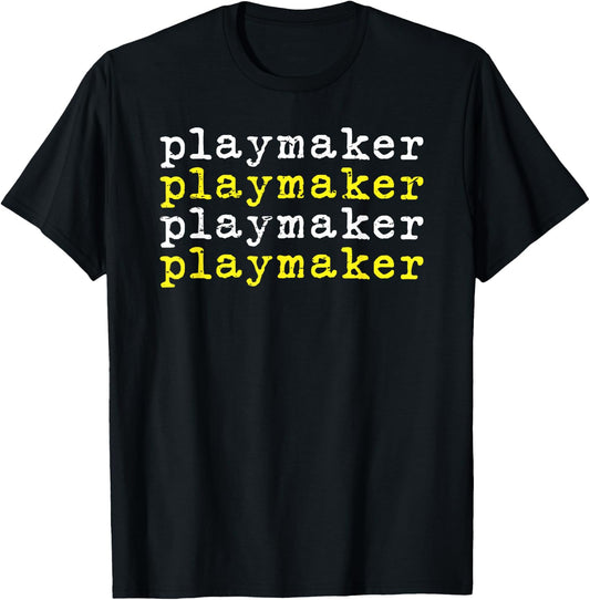 Playmaker elite athlete sports training workout T-Shirt - T-Shirt | Black