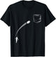 Pocket Design Frisbee Disc Golf Stuff for Disc Golfer T-Shirt - T-Shirt | Black