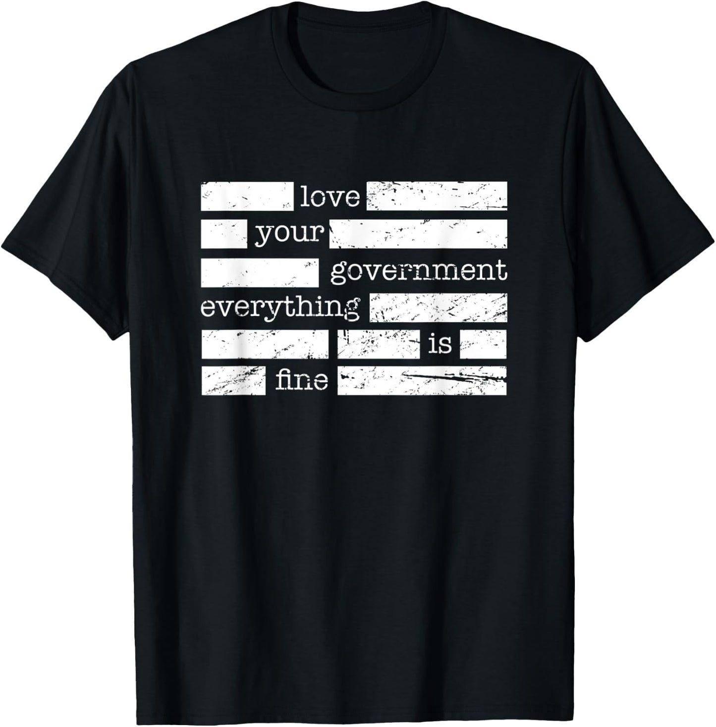 Redacted Conspiracy Theorist T-Shirt - T-Shirt | Black