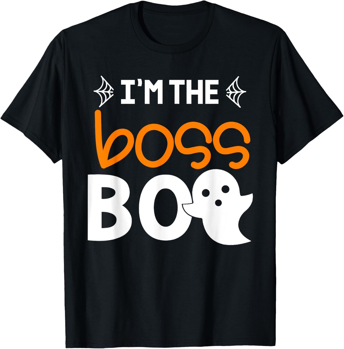 Boss Boo Shirt Family Costume Halloween PJs T-Shirt - T-Shirt | Black
