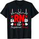 Earned It Nurse Graduation RN Registered Nurse T-Shirt - T-Shirt | Black