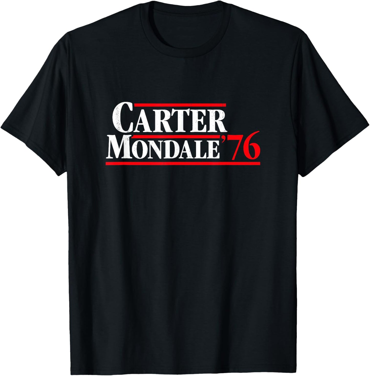 Jimmy Carter 76 Retro Campaign Shirt T-Shirt - T-Shirt | Black