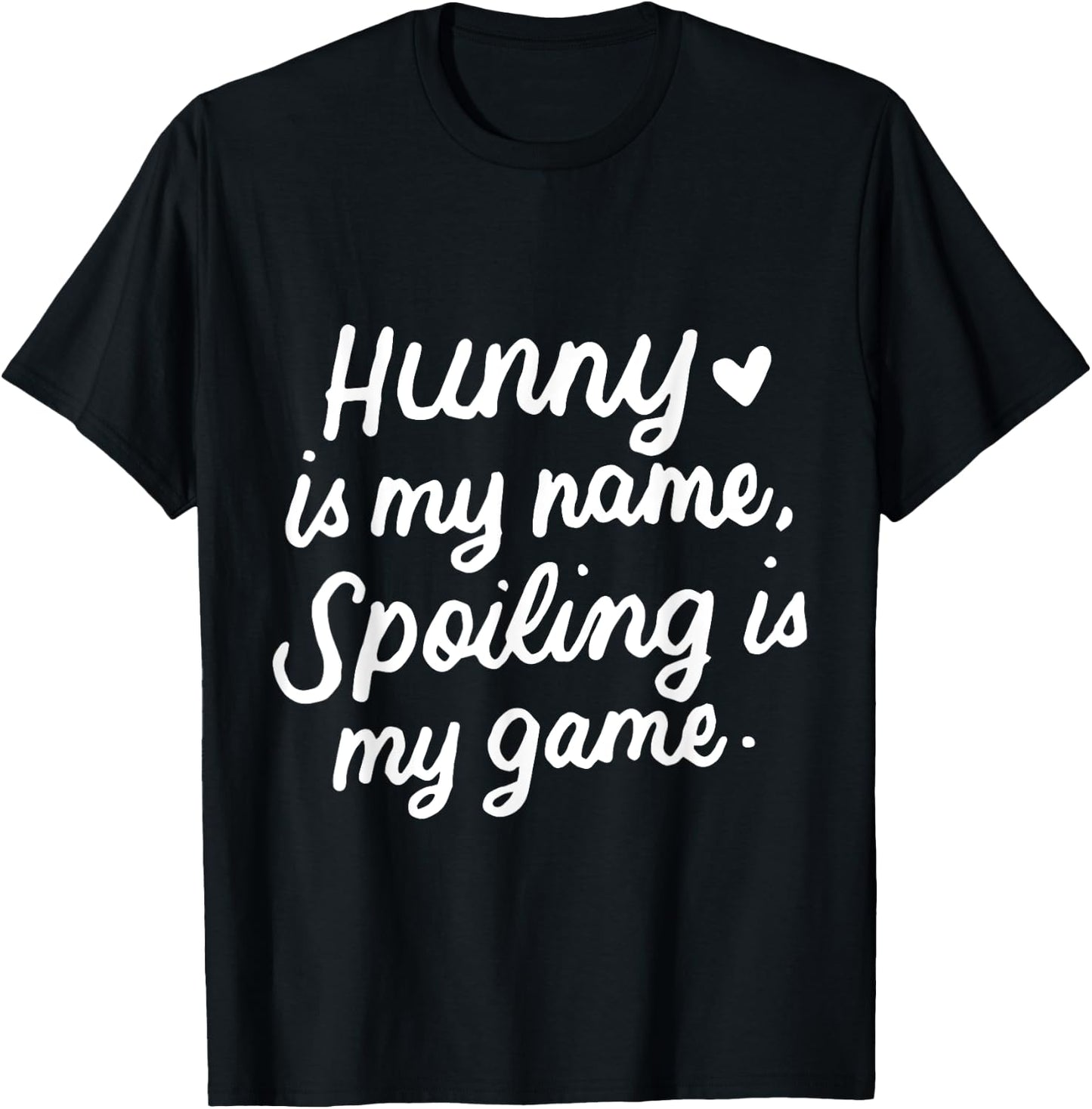 Hunny Is My Name Funny Gifts for Grandma Grandmother T-Shirt - T-Shirt | Black