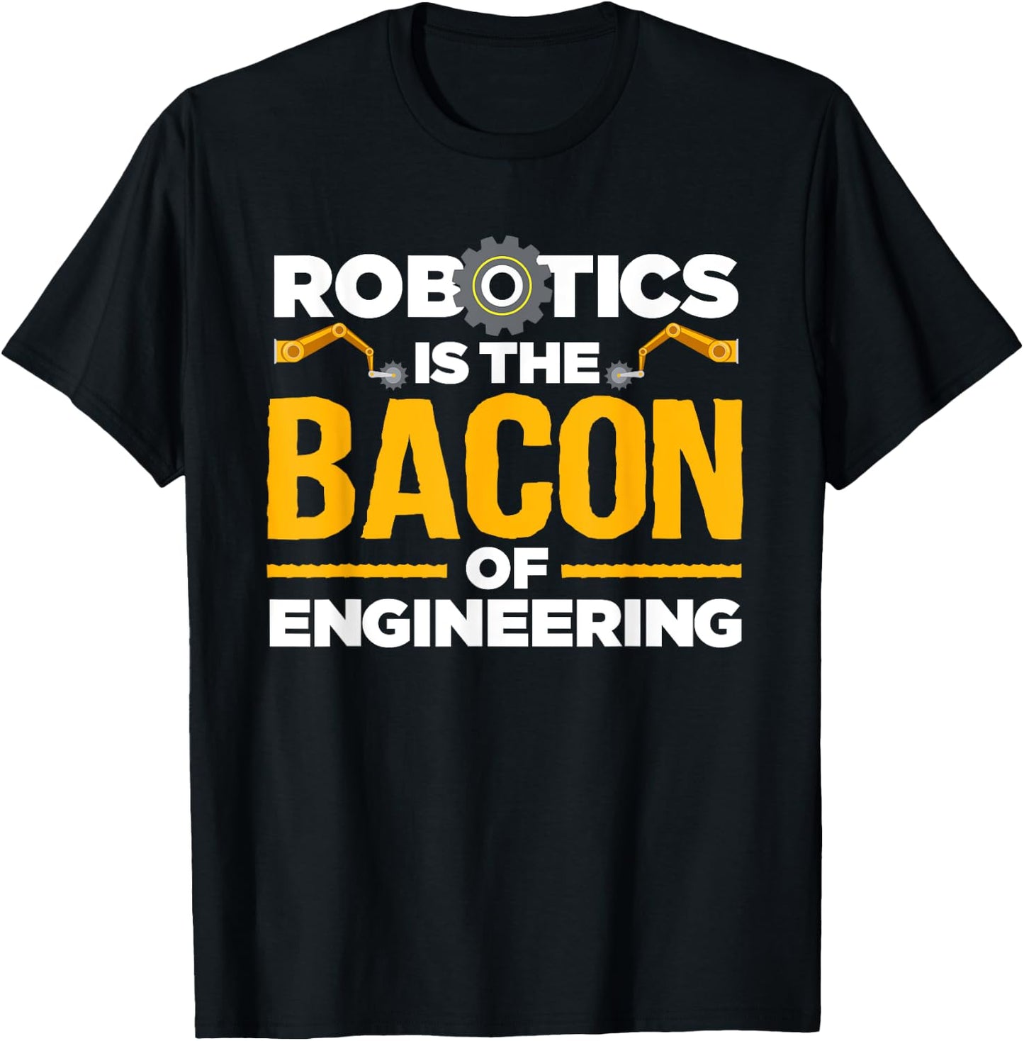 Funny Robotics Art Women Robot Engineers Lovers T-Shirt - T-Shirt | Black