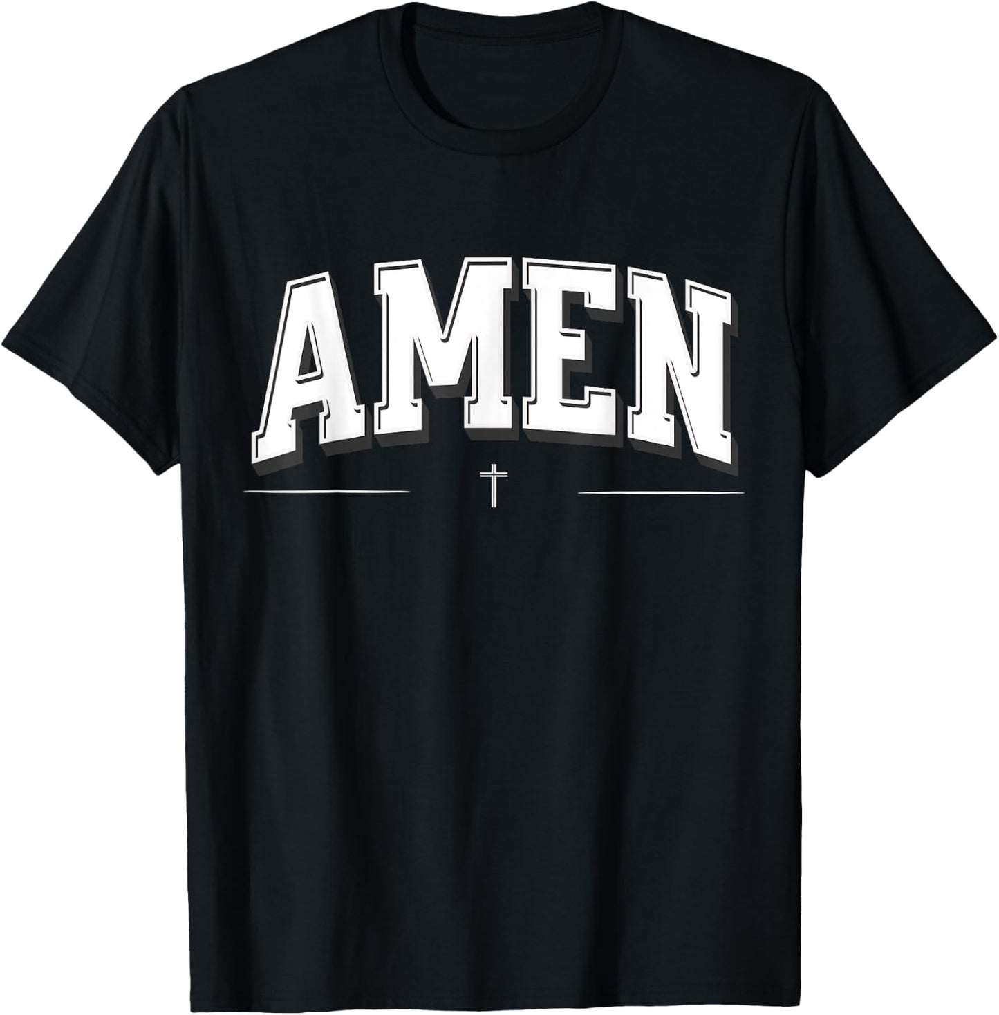 Christian shirts , AMEN T-Shirt - T-Shirt | Black