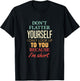 Funny Short Girls Height Deprived Sarcastic Cute Size Joke T-Shirt - T-Shirt | Black