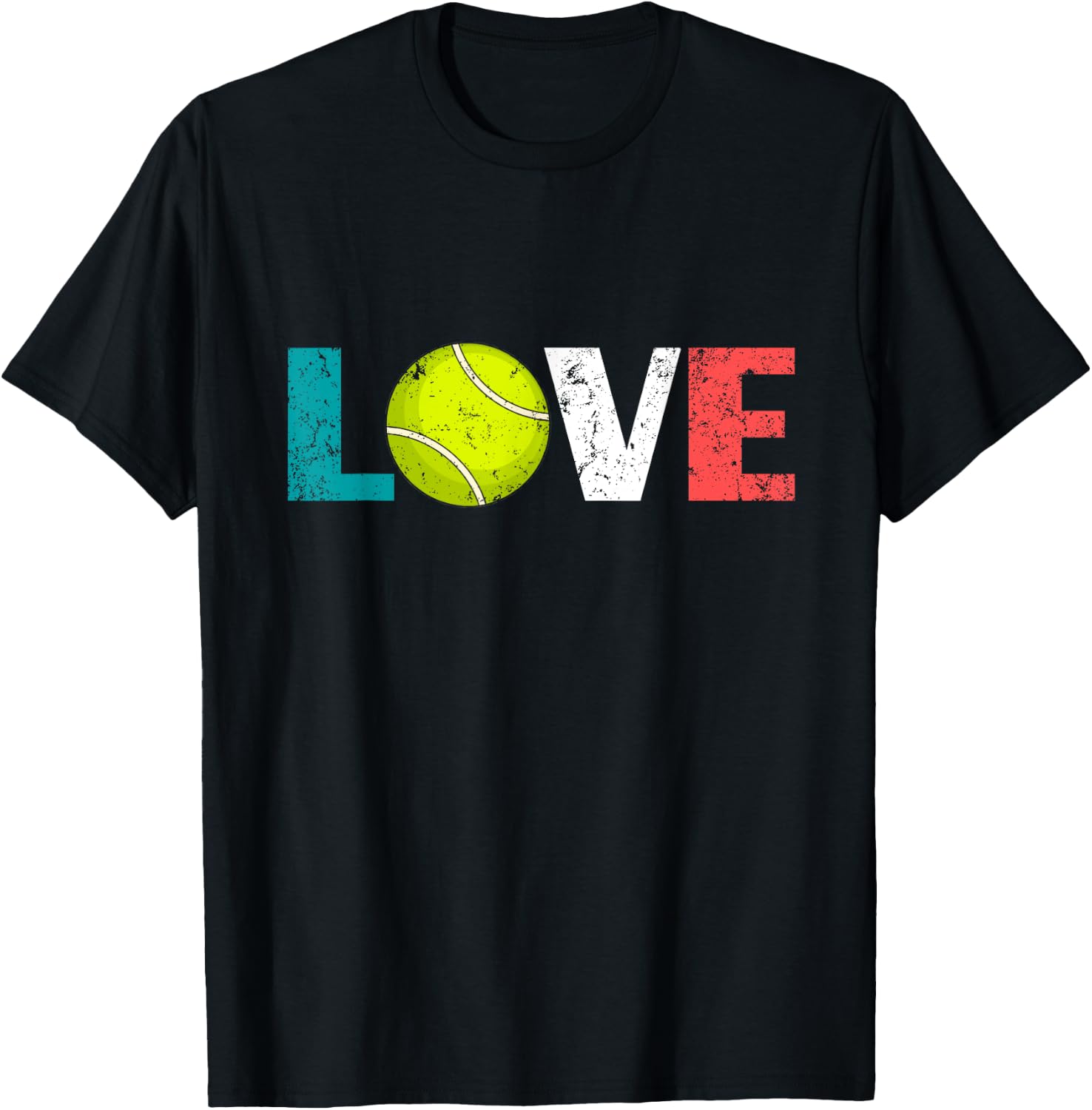 I Love Tennis - Ball Player Cool Tennis Girl Boy T-Shirt - T-Shirt | Black