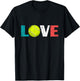 I Love Tennis - Ball Player Cool Tennis Girl Boy T-Shirt - T-Shirt | Black