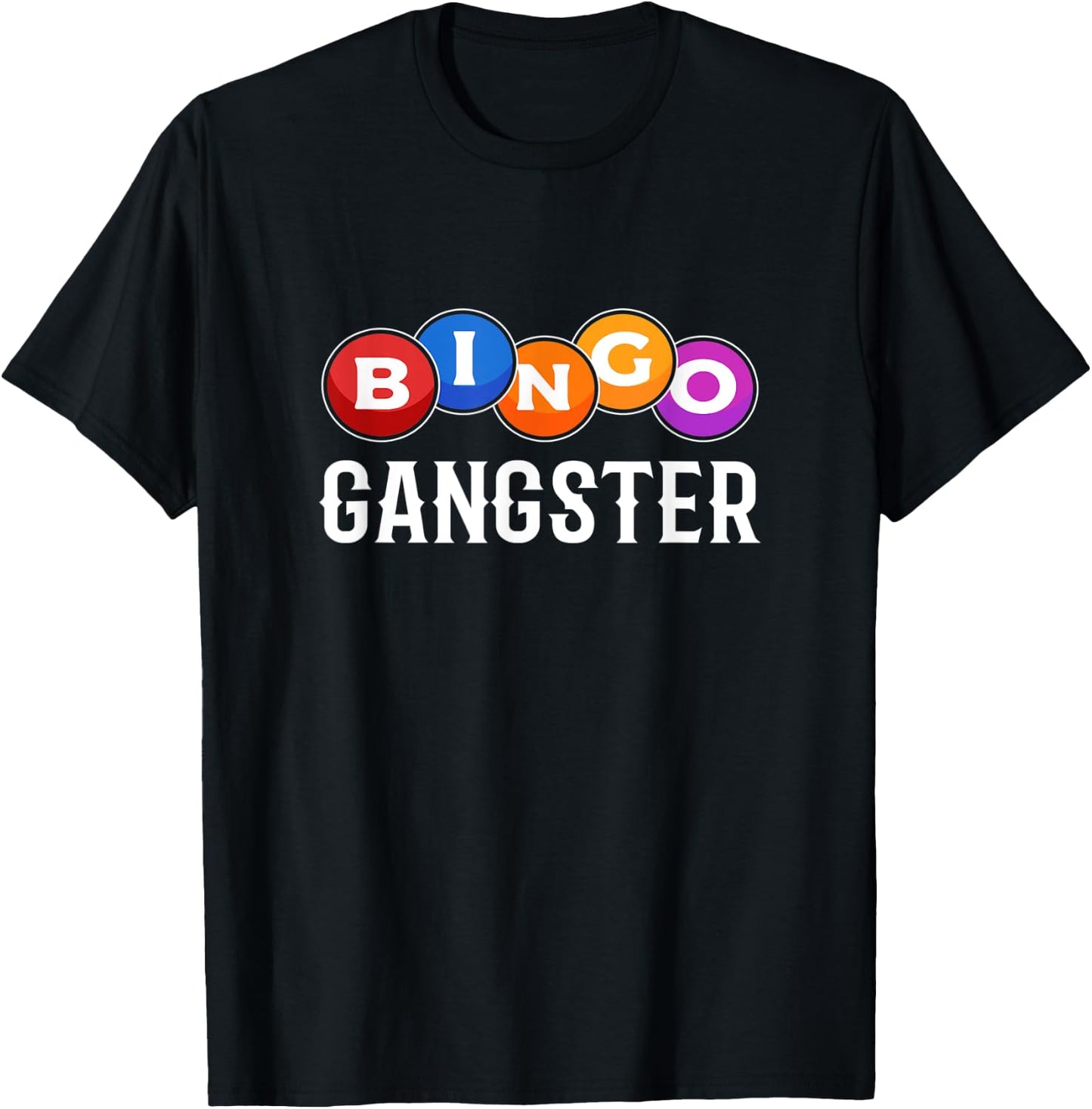 Bingo Shirts - Bingo Gangster T-Shirt - T-Shirt | Black