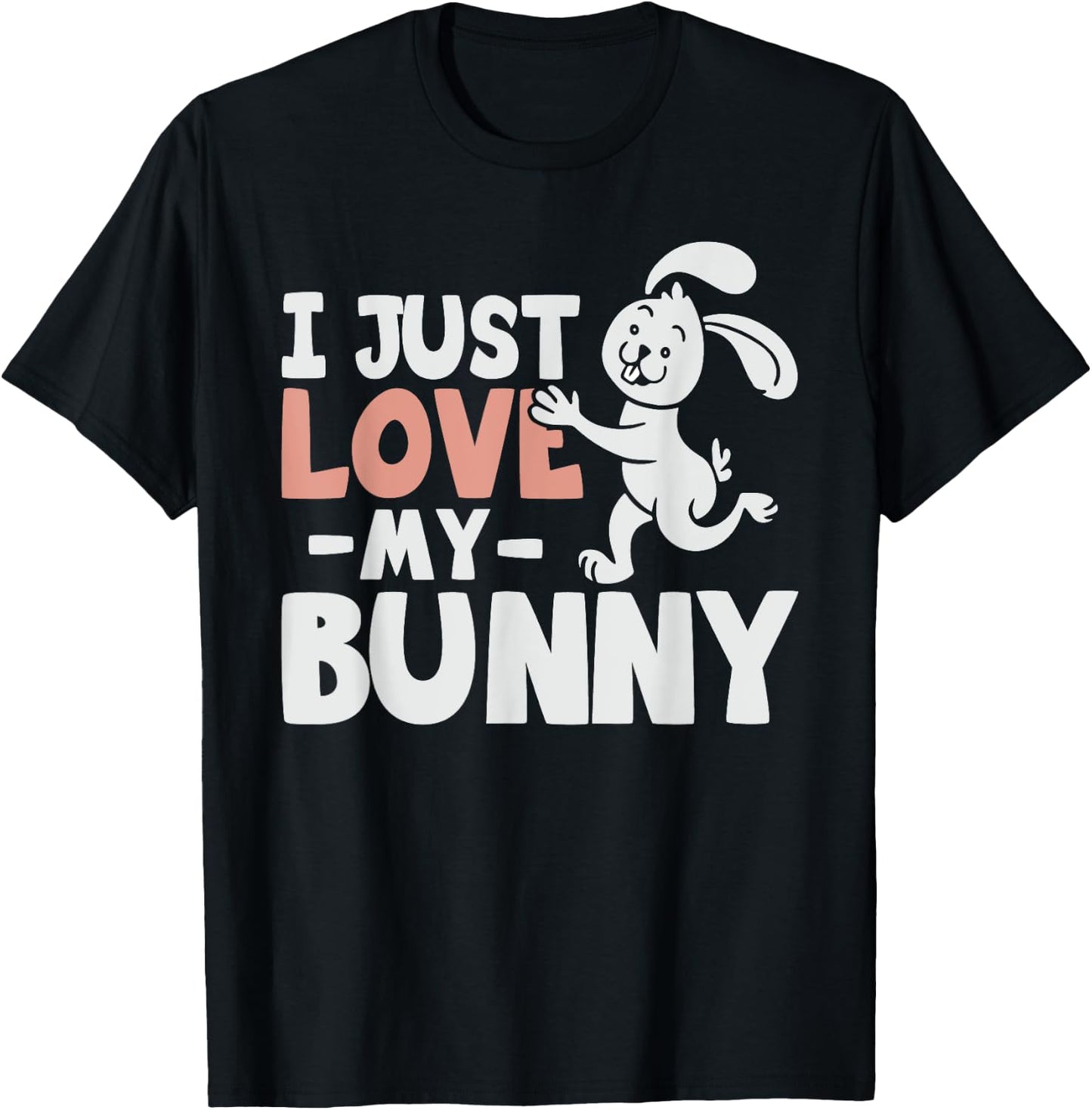 I Love My Bunny - Rabbit Lover Zookeeper Veterinarian T-Shirt - T-Shirt | Black