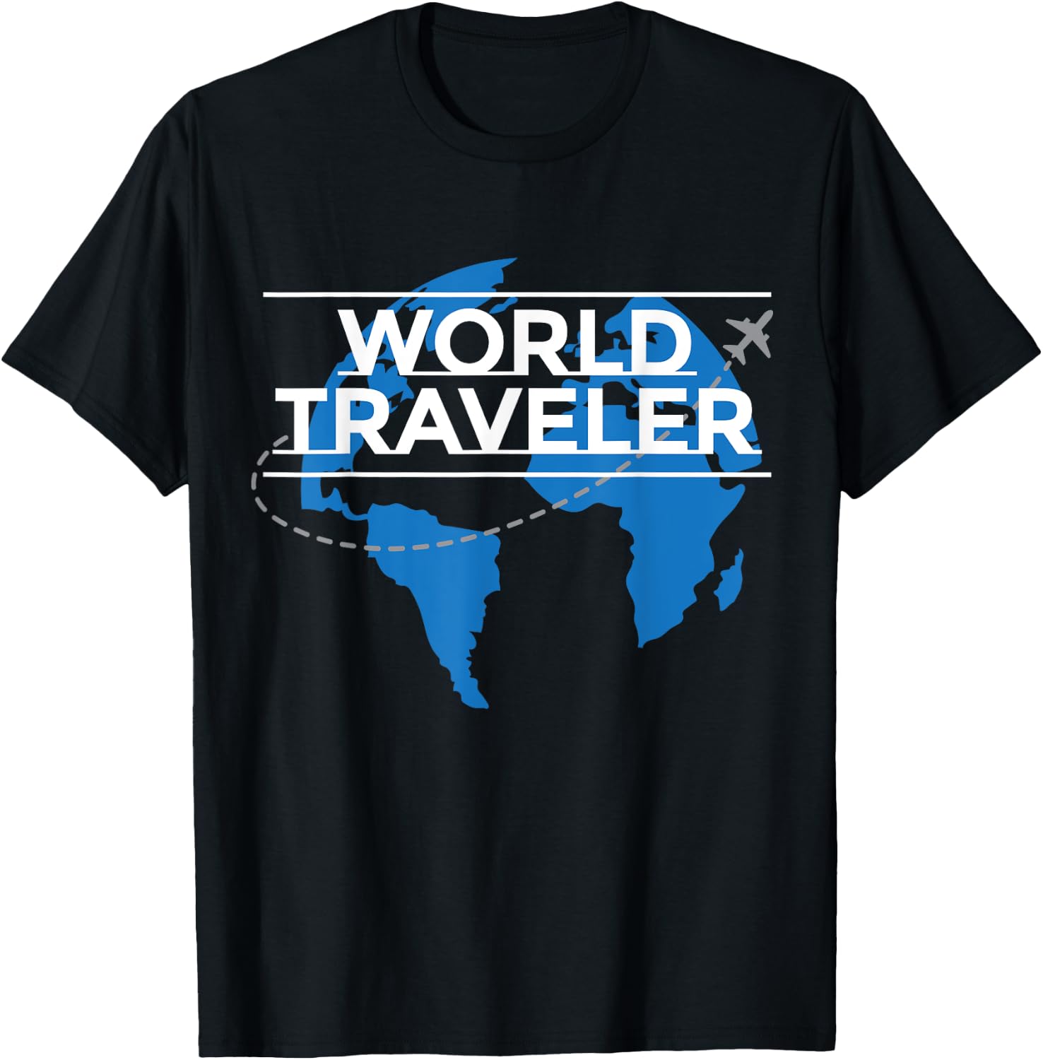 International World Traveler Gift International Traveler T-Shirt - T-Shirt | Black