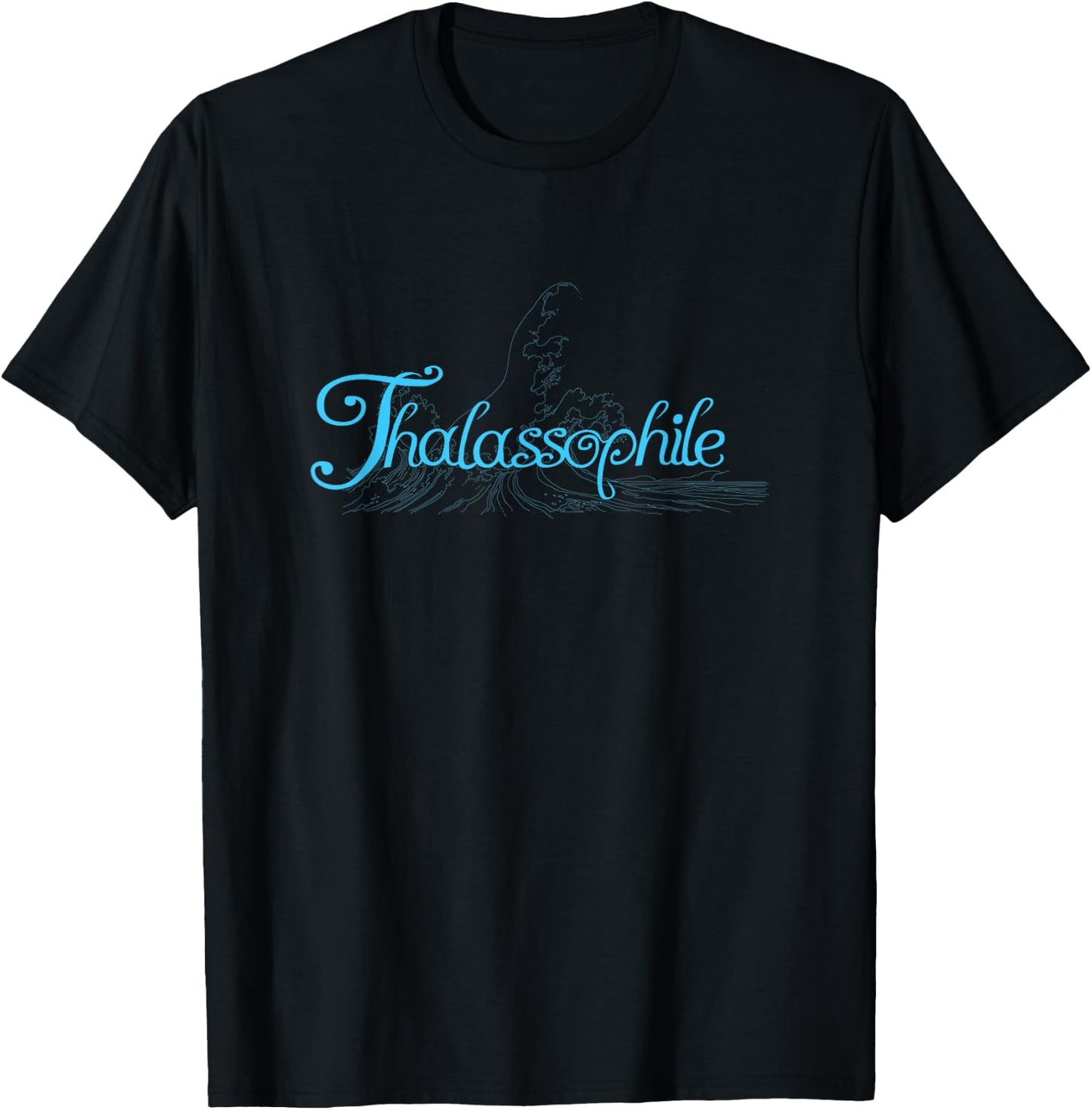 Thalassophile in Love with the Ocean T-Shirt - T-Shirt | Black