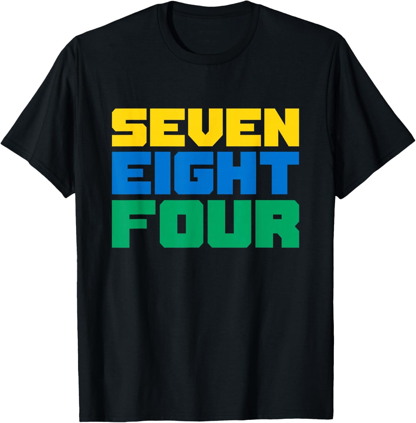 St. Vincent And The Grenadines - 784 T-Shirt - T-Shirt | Black