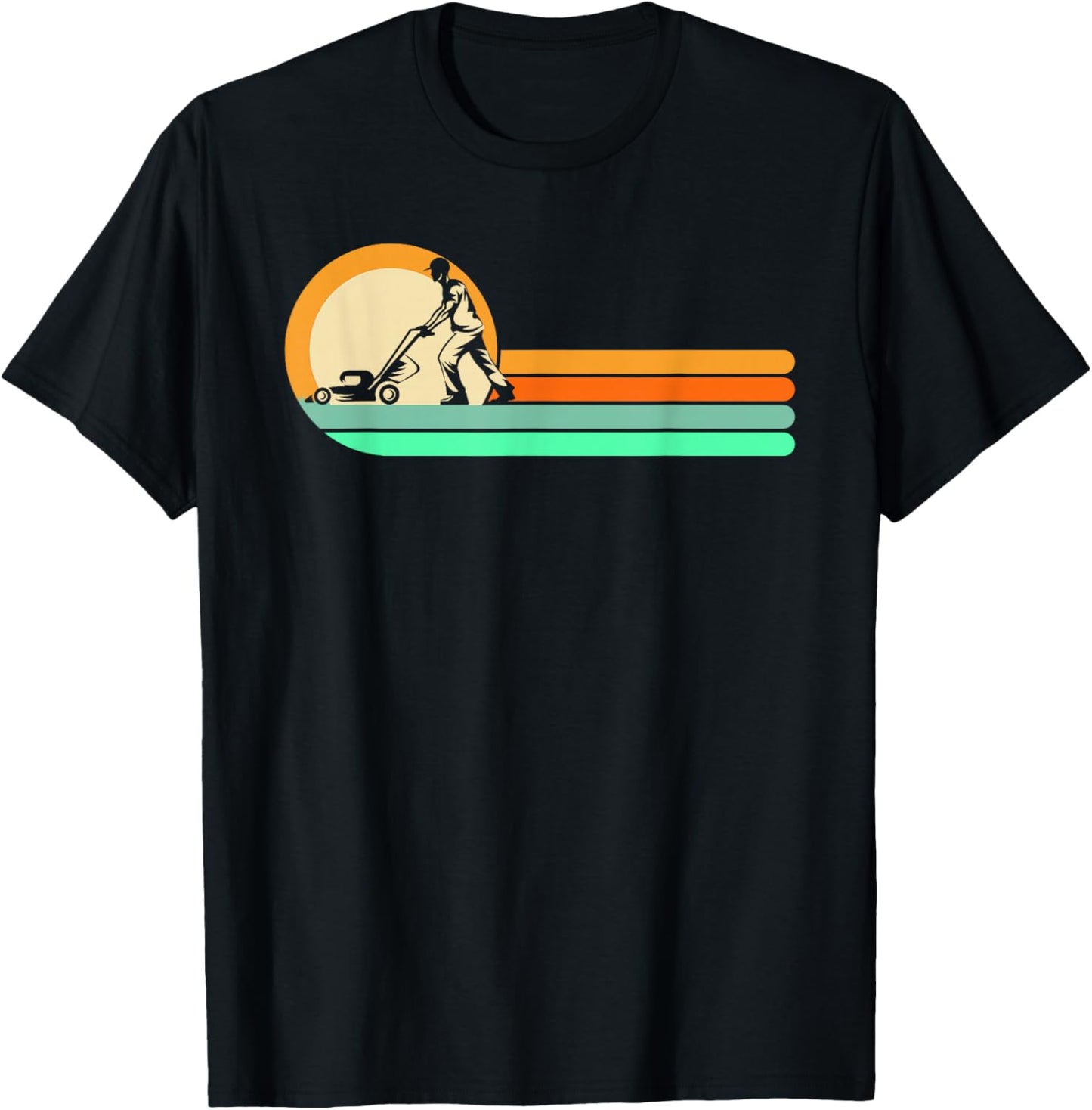 Funny Lawn Mowing - Lawn Mower Shirt T-Shirt - T-Shirt | Black