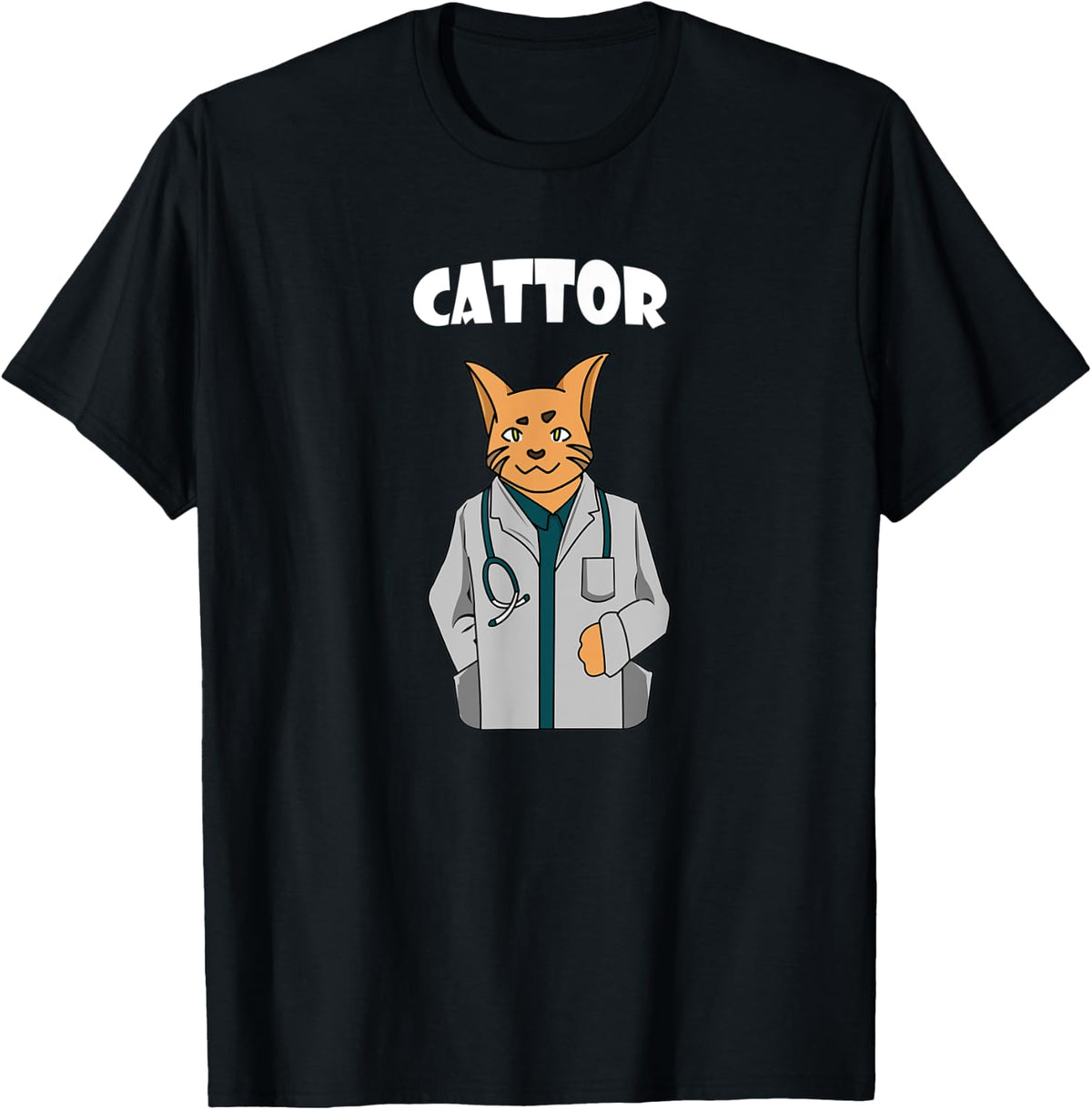 Cat Doctor Profession Cool Medical Animal Lovers Gift Women T-Shirt - T-Shirt | Black