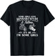 Some Girls Love Motorcycles & Tattoos - Tattooed Biker Rider T-Shirt - T-Shirt | Black
