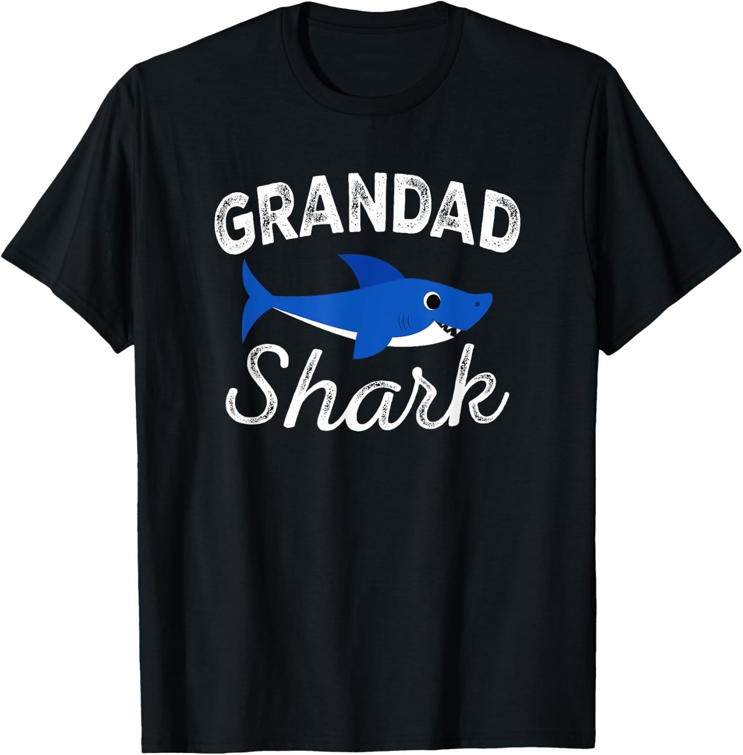 Grandad Shark T-Shirt - T-Shirt | Black