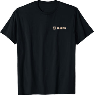 RAM Trucks My Truck My Rules - Light Print (Front/Back) T-Shirt - T-Shirt | Black