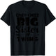 Only Child Promoted to Big Sister of Twins Baby Reveal T-Shirt - T-Shirt | Black