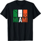 Three Zero Five 305 Miami Domino T-Shirt - T-Shirt | Black
