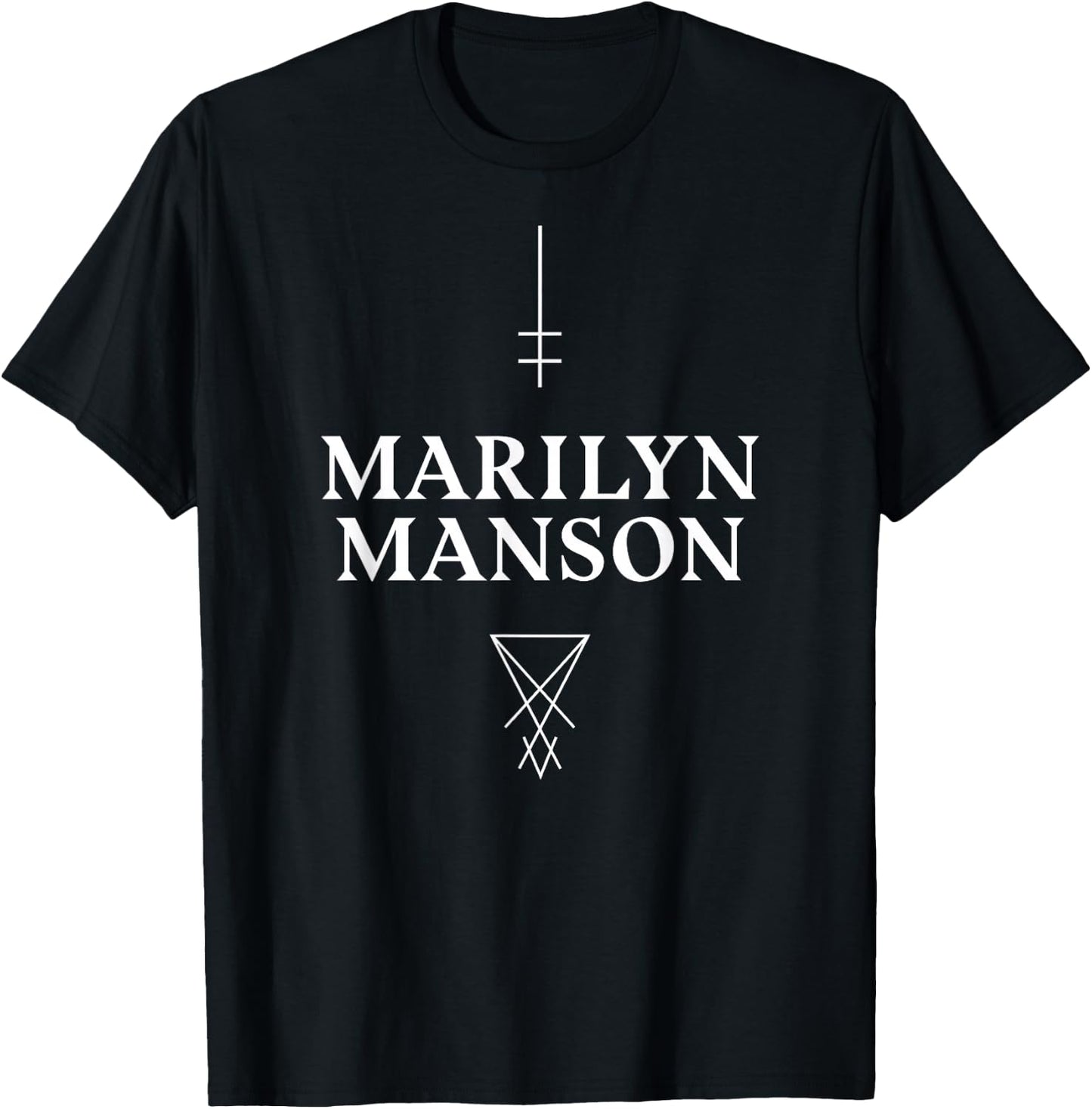 Marilyn Manson – Satan Cross T-Shirt - T-Shirt | Black
