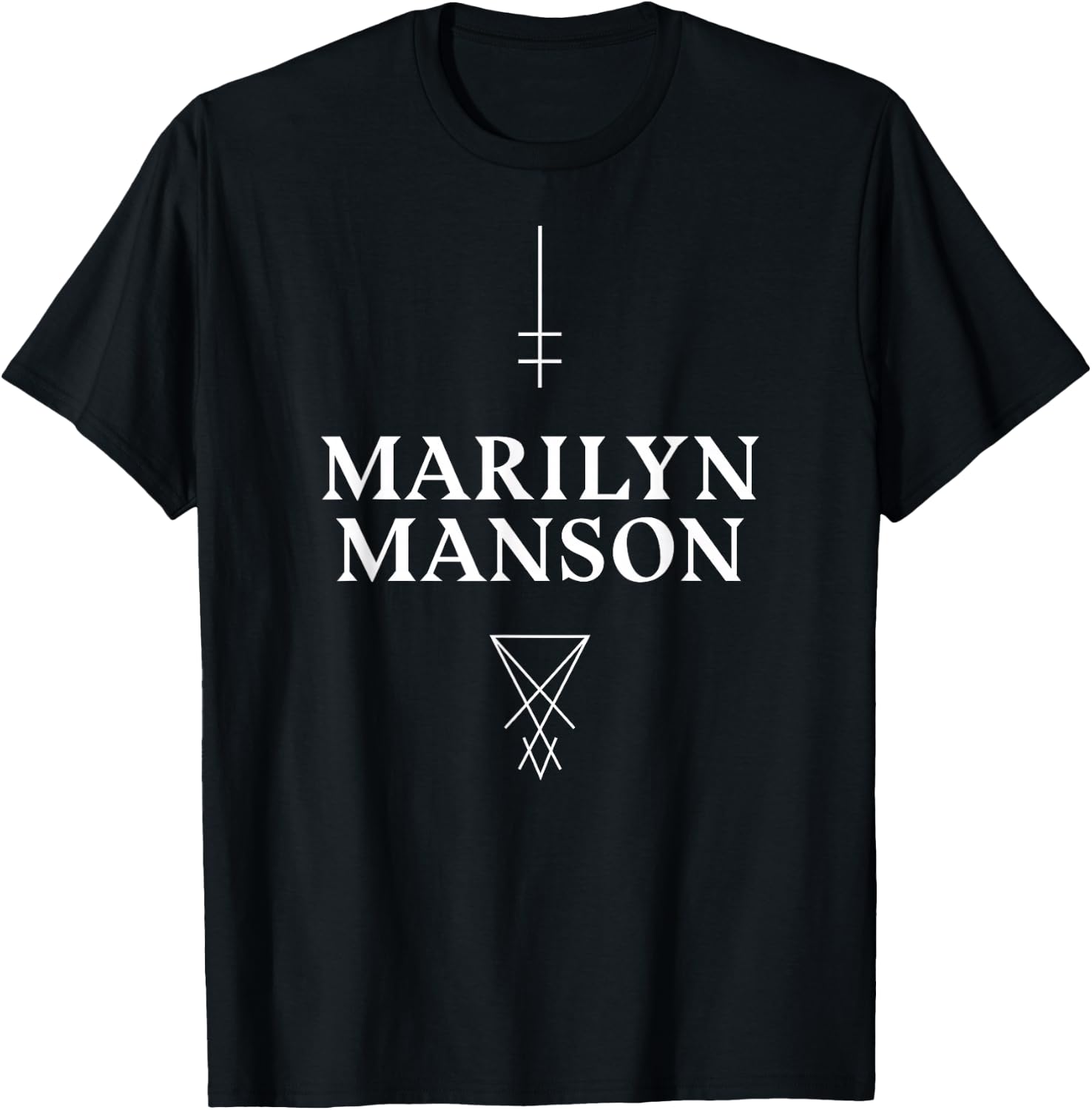 Marilyn Manson – Satan Cross T-Shirt - T-Shirt | Black