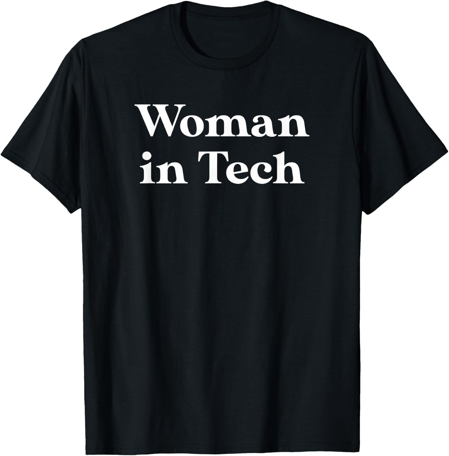 Feminist Programmer Woman in Technology T-Shirt - T-Shirt | Black
