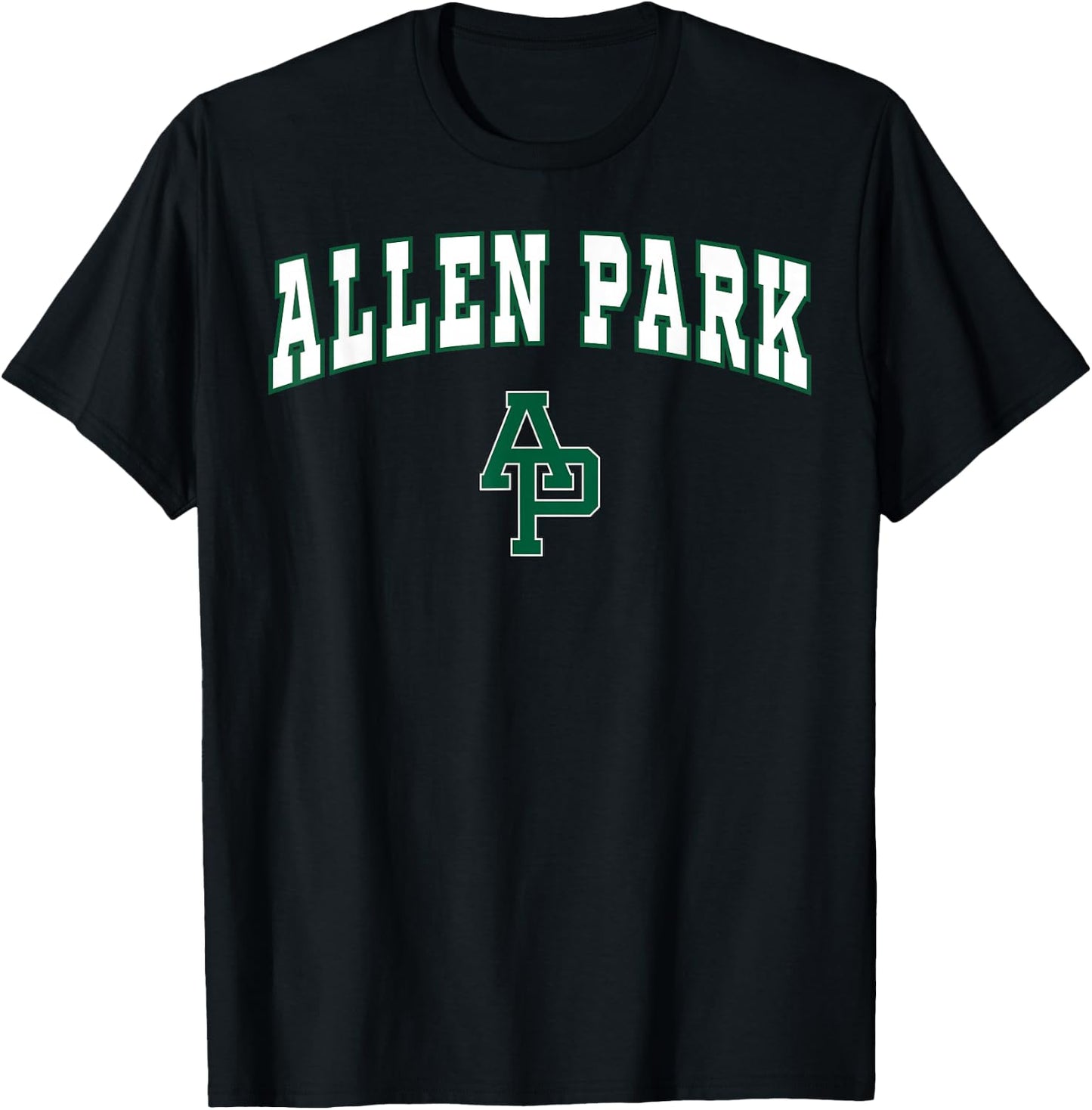 Allen Park High School Jaguars C2 T-Shirt - T-Shirt | Black