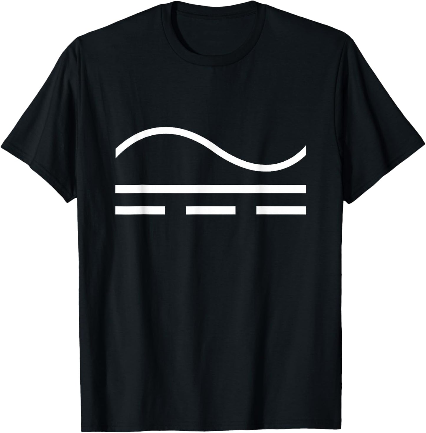 Electrician Gift Electric Currents Symbol T-Shirt - T-Shirt | Black