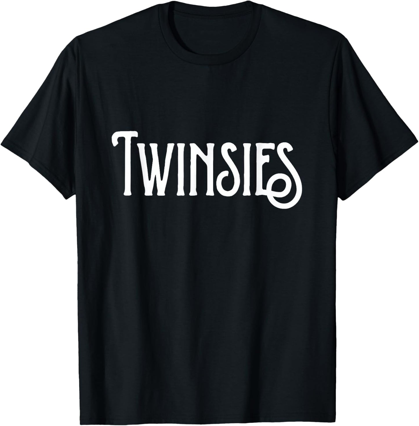 Twinsies for Matching Twin Shirt T-Shirt - T-Shirt | Black