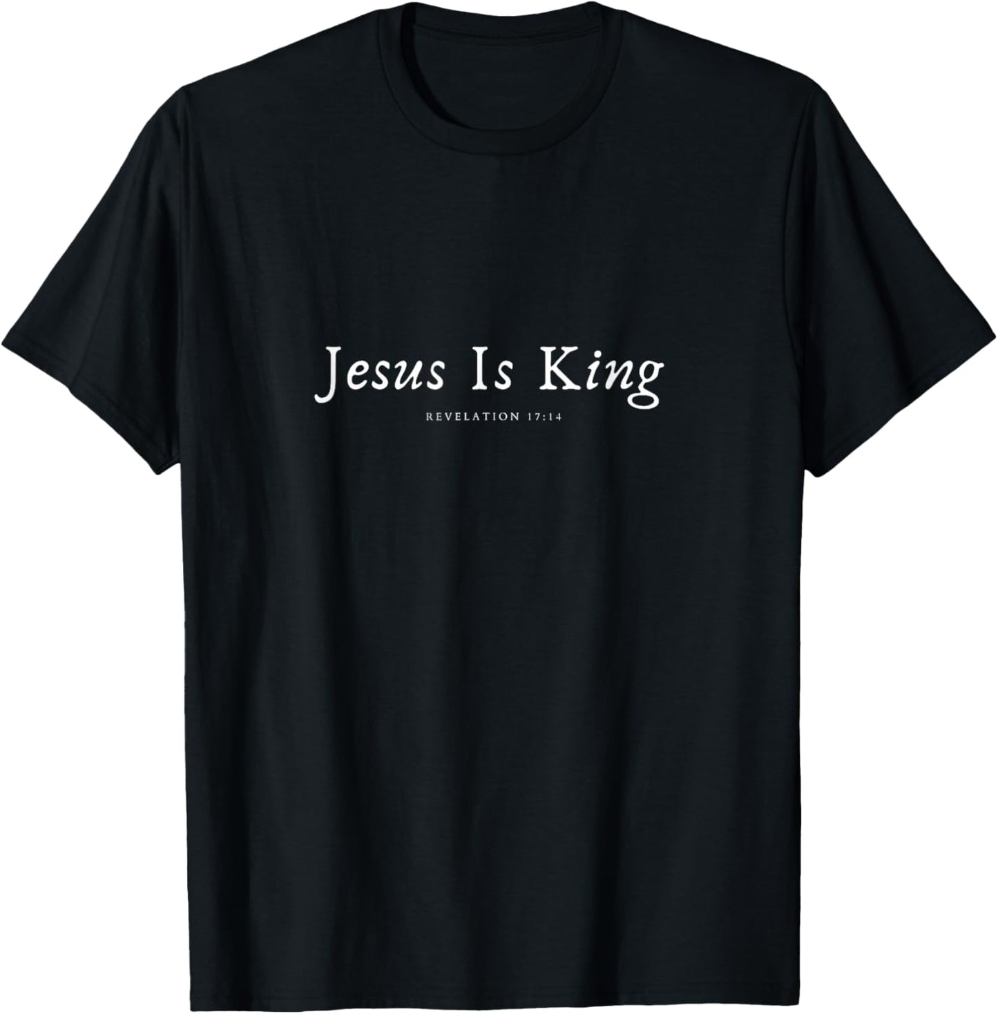 Jesus is King T-Shirt - T-Shirt | Black