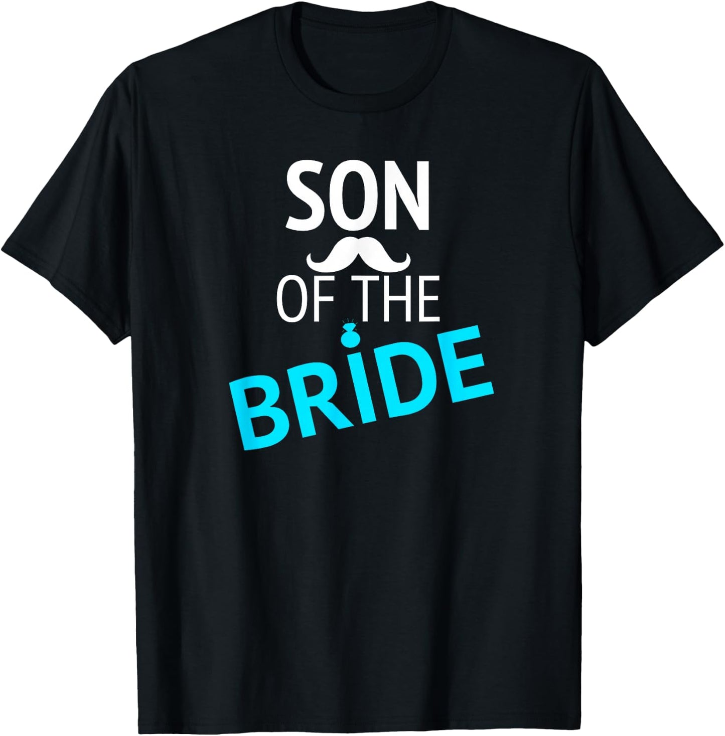 Son of the Bride Wedding shirt Son Gift Men Boy T-Shirt - T-Shirt | Black