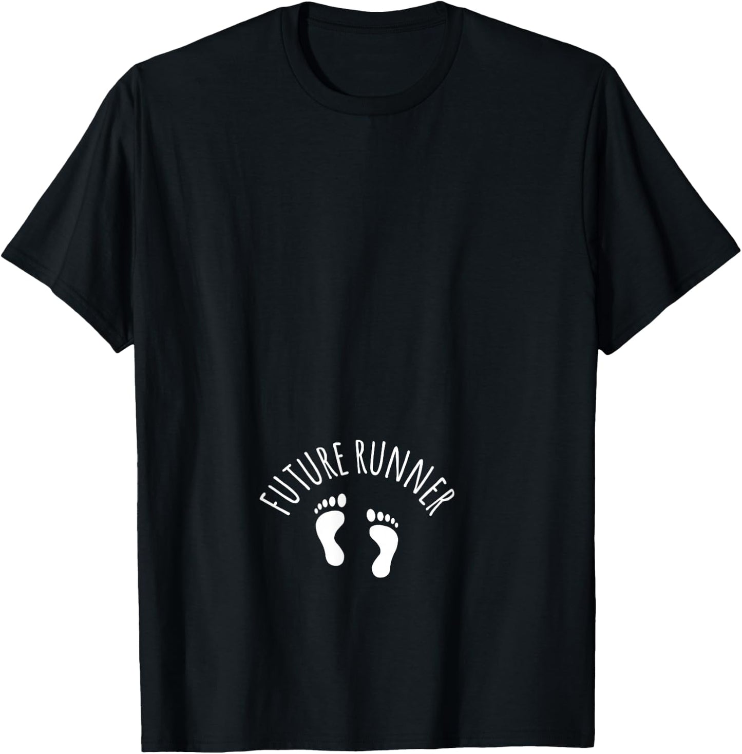 Pregnant Running Shirt - Future Runner T-Shirt - T-Shirt | Black