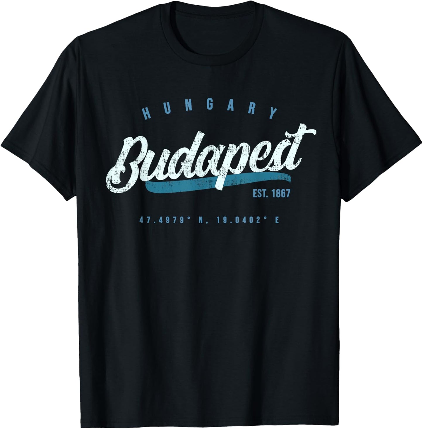 Budapest Hungary T-Shirt - T-Shirt | Black