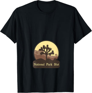 National Park Slut V-Neck T-Shirt - T-Shirt | Black