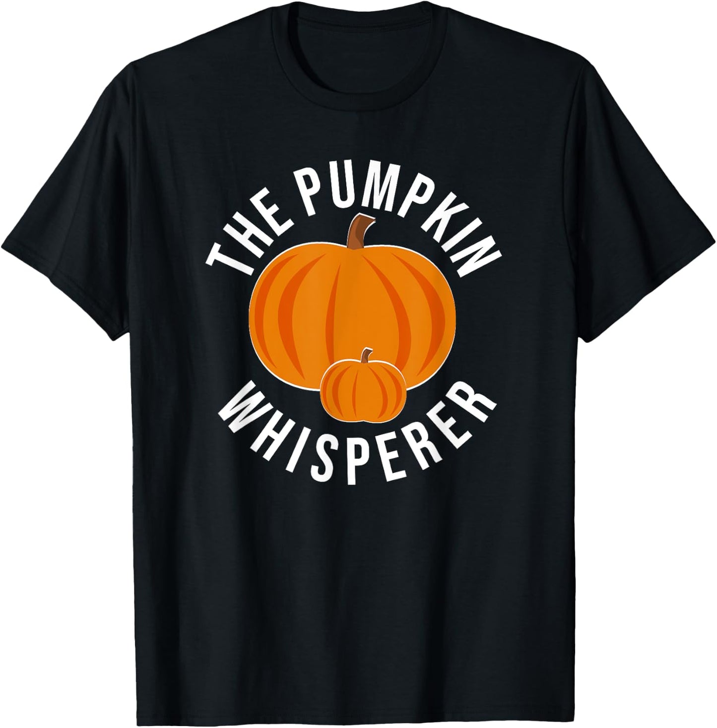The Pumpkin Whisperer Funny Pumpkin Farmer T-Shirt - T-Shirt | Black