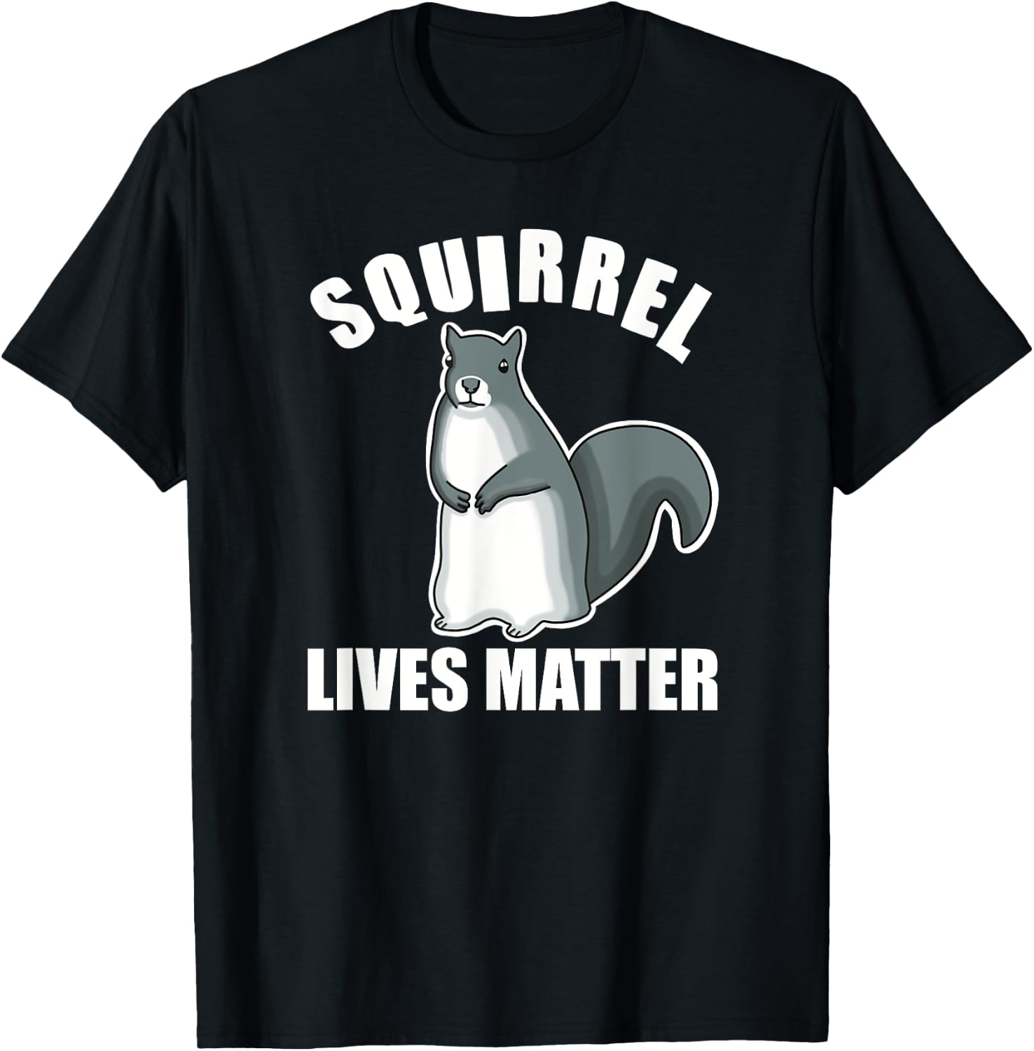 Squirrel Lives Matter T-Shirt - T-Shirt | Black
