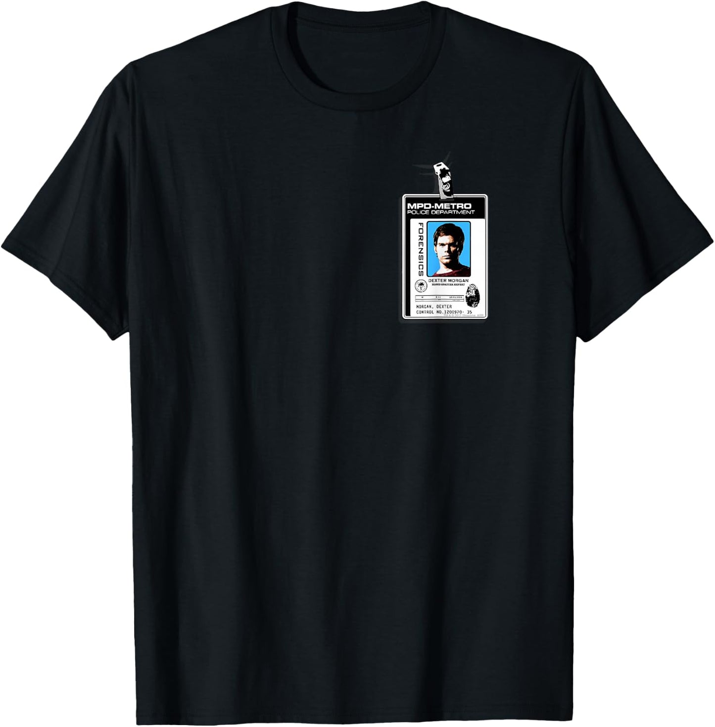 Dexter Badge T-Shirt - T-Shirt | Black