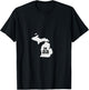 Michigan M22 route T-Shirt - T-Shirt | Black
